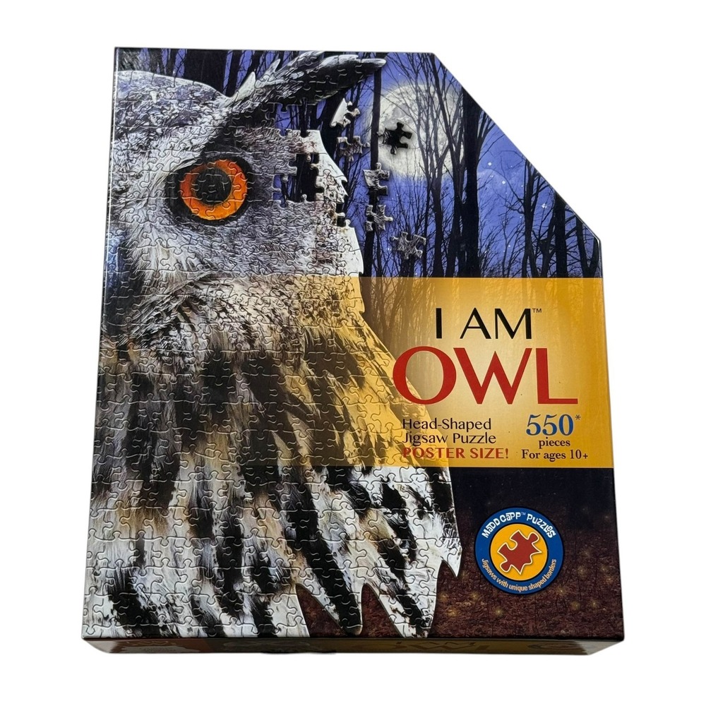 Madd Capp I Am Owl 550 Pieces Puzzle UNCOUNTED